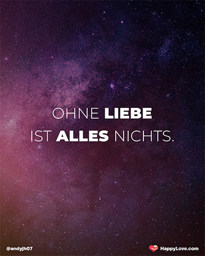 Ohne Liebe
